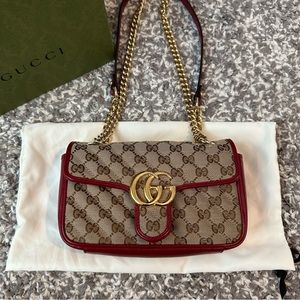 Gucci Bag Beige/Red